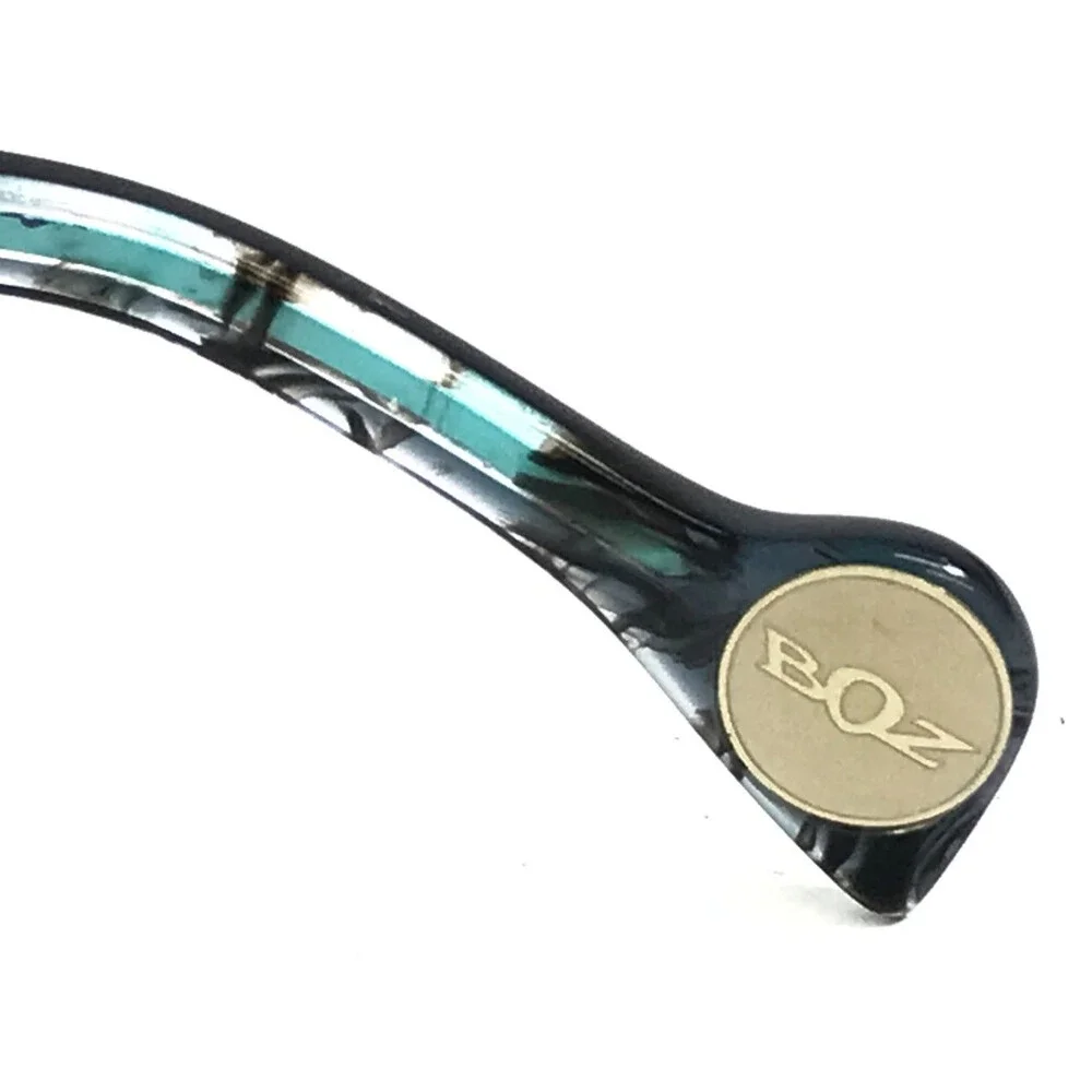 BOZ Eyeglasses Frames ZADIG 7520 Blue Purple Cat Eye Patterned 49-19-135